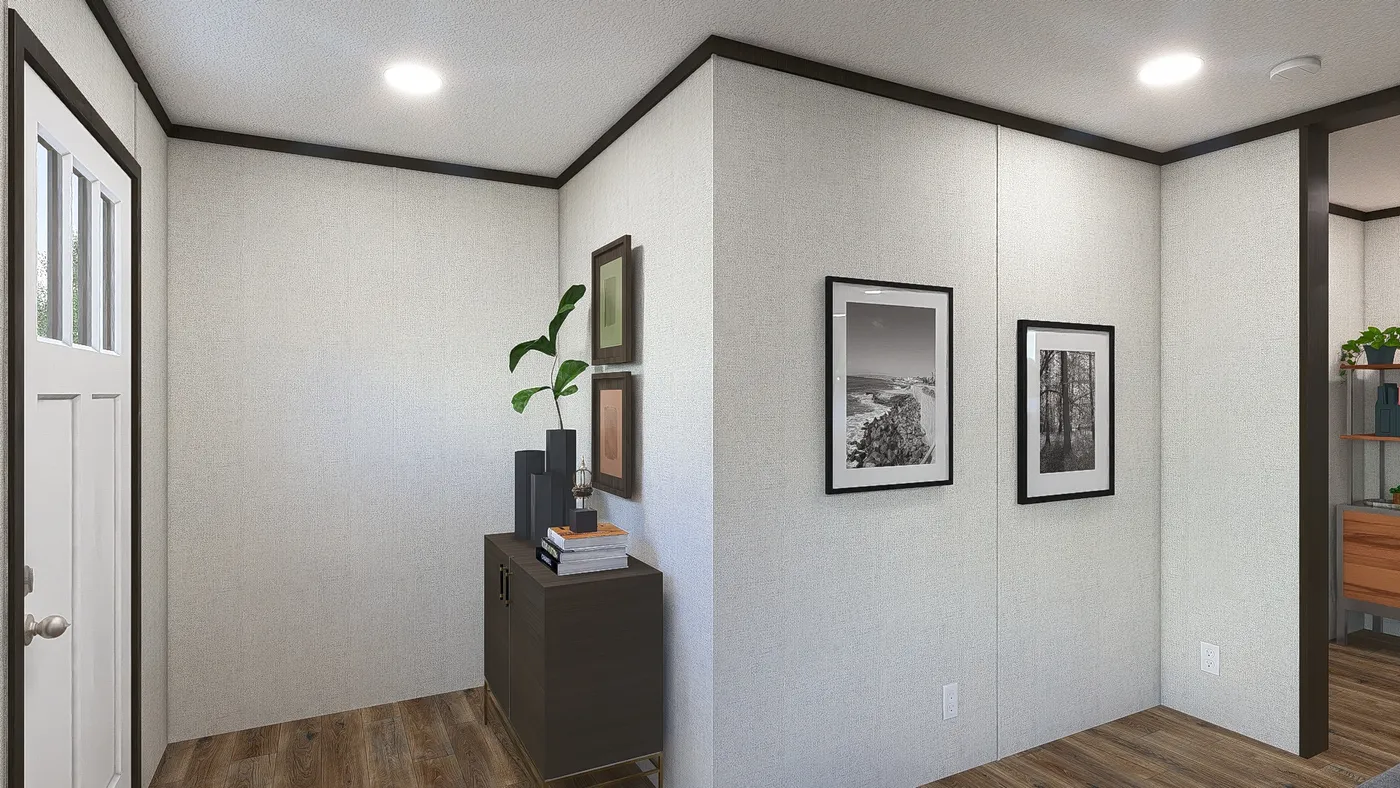 The OCCASSION Foyer. This Manufactured Mobile Home features 4 bedrooms and 2 baths.