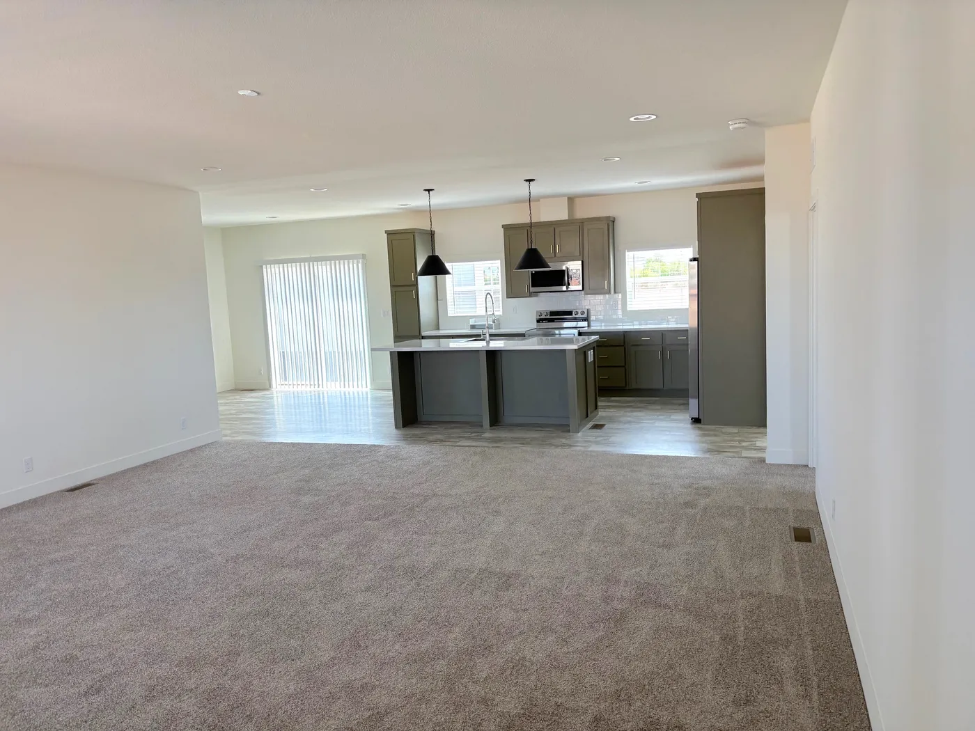 The STEPPENWOLF Family Room. This Manufactured Mobile Home features 3 bedrooms and 2 baths.