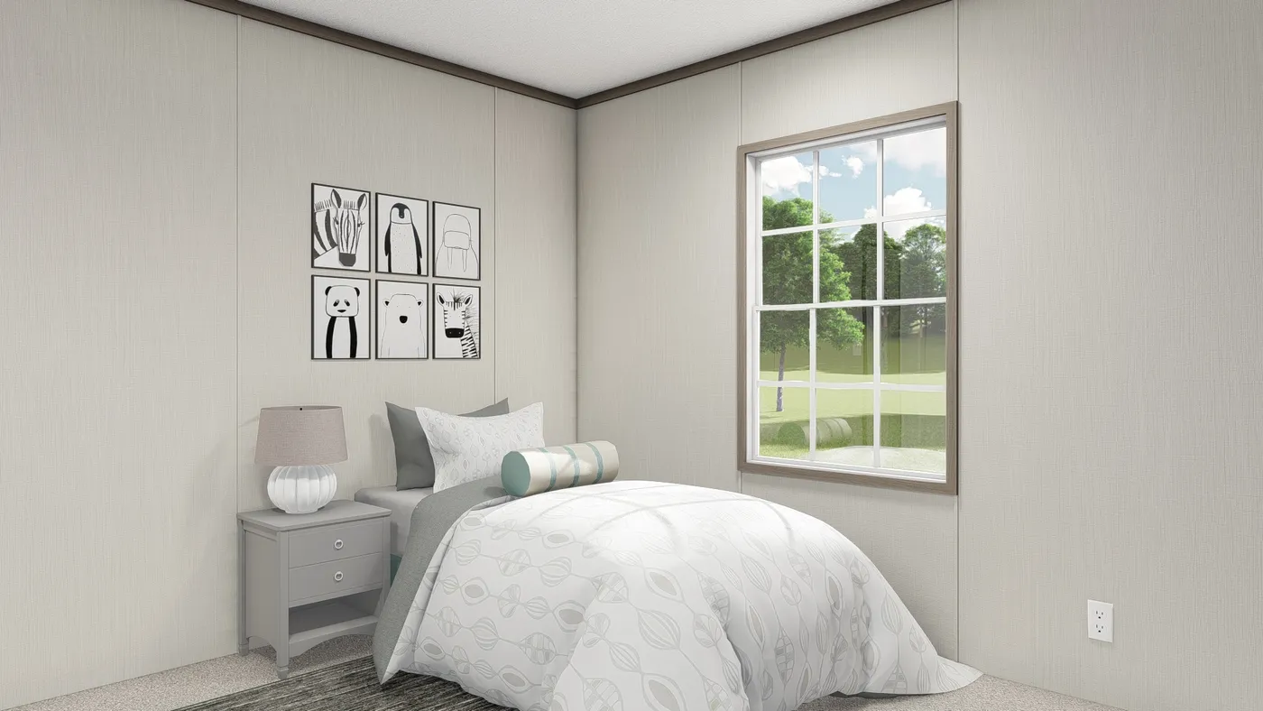 The ULTRA PRO 4 BR 28X60 Bedroom. This Manufactured Mobile Home features 4 bedrooms and 2 baths.