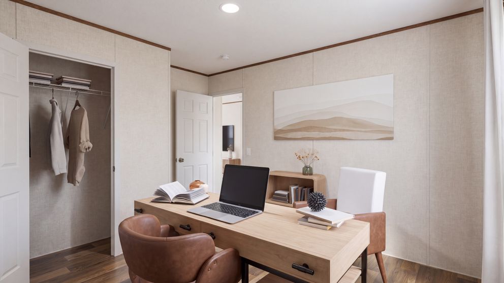 The SYCAMORE Bedroom. This Manufactured Mobile Home features 4 bedrooms and 2 baths.