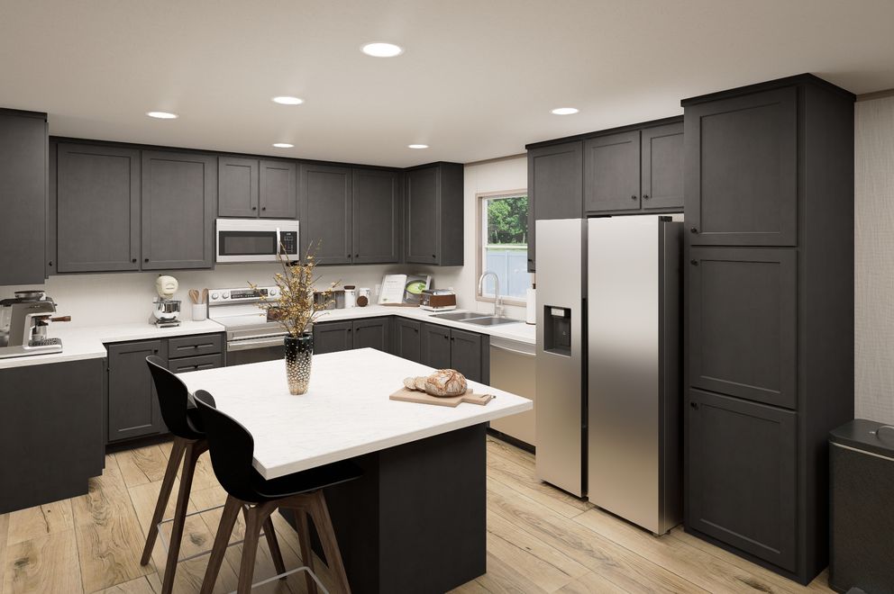 The ULTRA FLEX Kitchen. This Manufactured Mobile Home features 4 bedrooms and 2 baths.