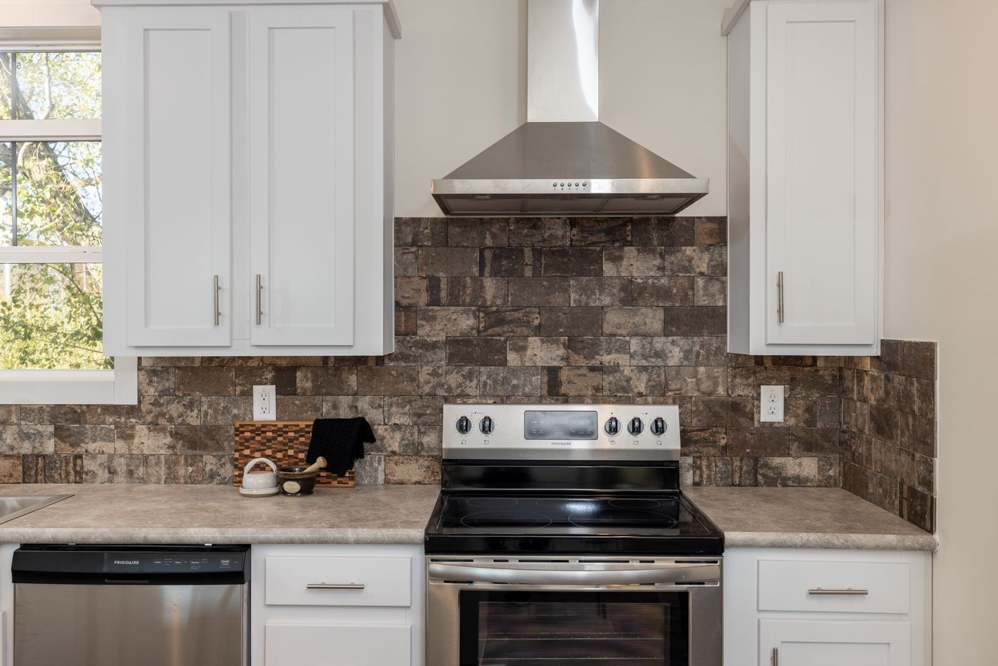 The 50TH ANNIVERSARY MOD Kitchen. This Modular Home features 3 bedrooms and 2 baths.