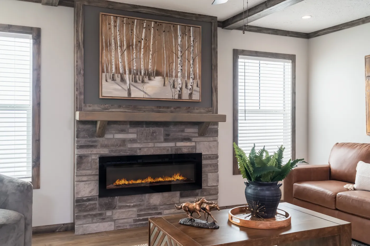 The THE JACKSON Den. This Manufactured Mobile Home features 4 bedrooms and 2 baths.