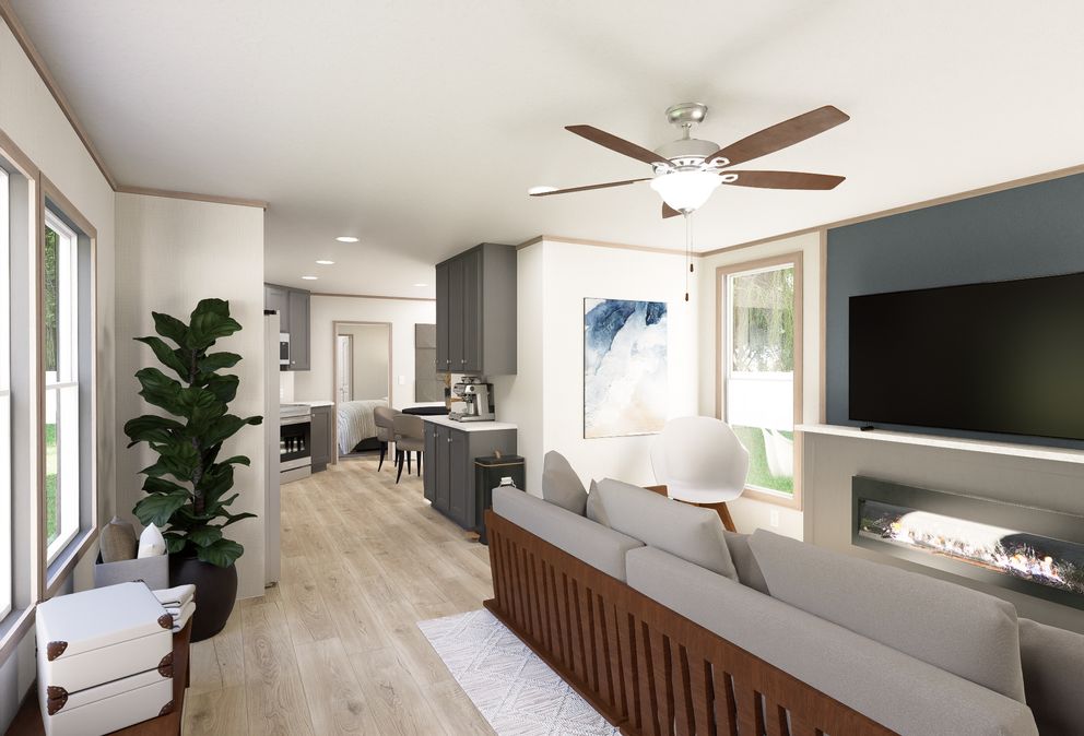 The ULTRA FLEX ANNIVERSARY PLUS Foyer. This Manufactured Mobile Home features 3 bedrooms and 2 baths.