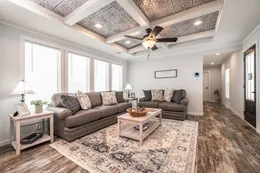 The THE DEWEY Living Room. This Manufactured Mobile Home features 3 bedrooms and 2 baths.