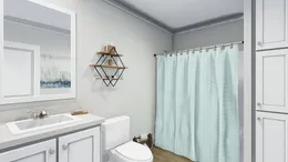 The REMINGTON Guest Bathroom. This Manufactured Mobile Home features 3 bedrooms and 2 baths.