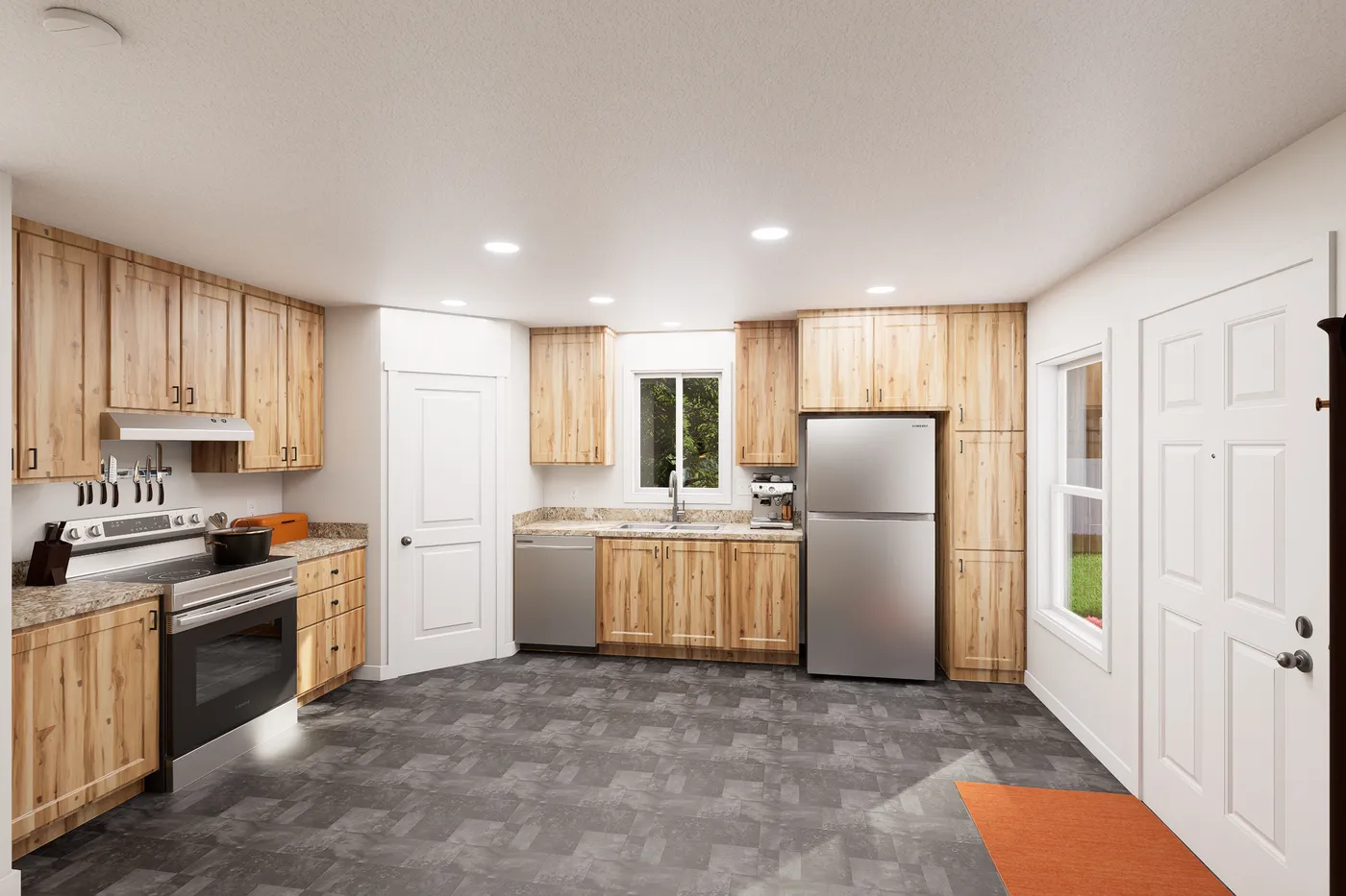 The 5029 IMAGINE Kitchen. This Manufactured Mobile Home features 2 bedrooms and 2 baths.