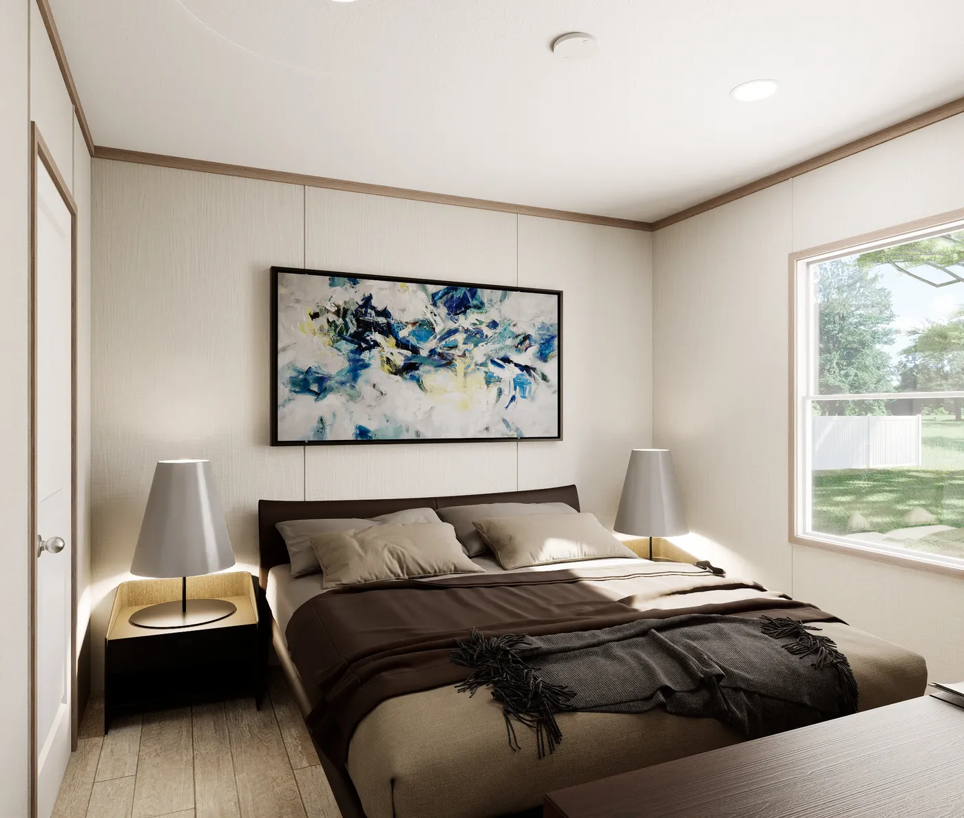 The ULTRA FLEX 60 Bedroom. This Manufactured Mobile Home features 3 bedrooms and 2 baths.