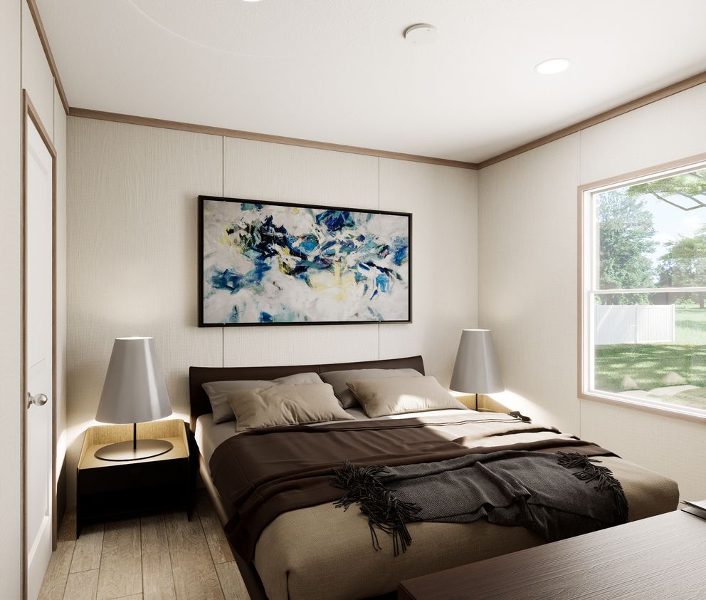 The ULTRA FLEX 60 Bedroom. This Manufactured Mobile Home features 3 bedrooms and 2 baths.