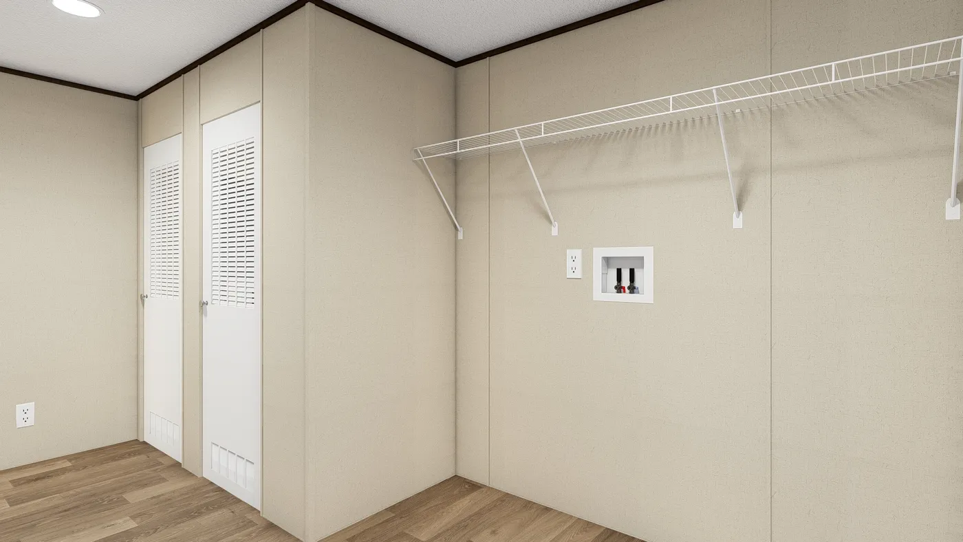 The MARVEL Utility Room. This Manufactured Mobile Home features 4 bedrooms and 2 baths.