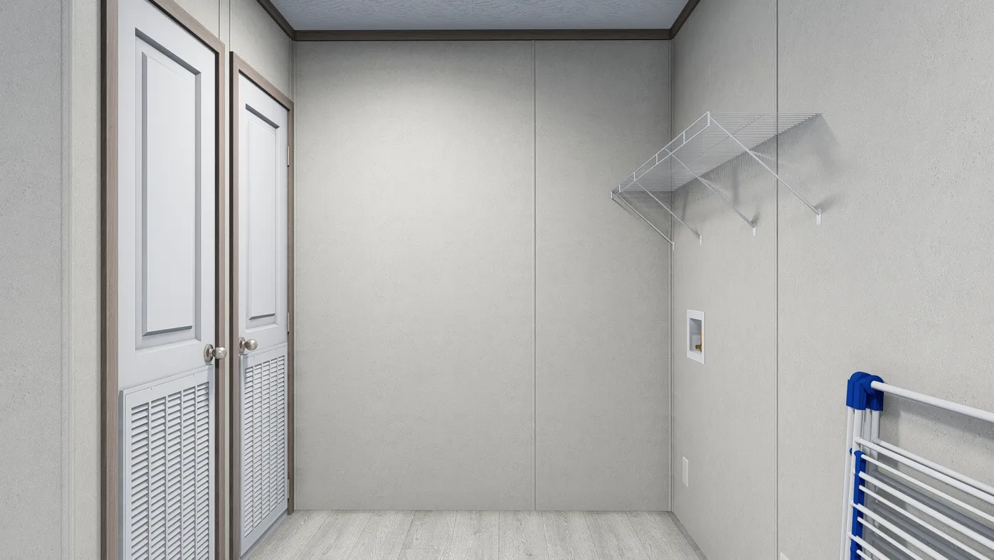 The 5228-5785 THE PULSE Utility Room. This Manufactured Mobile Home features 3 bedrooms and 2 baths.