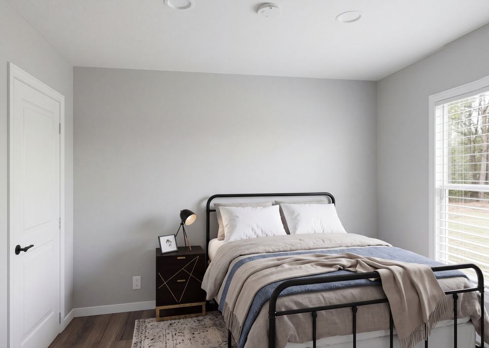 The THE ROOSEVELT Bedroom. This Manufactured Mobile Home features 4 bedrooms and 3 baths.