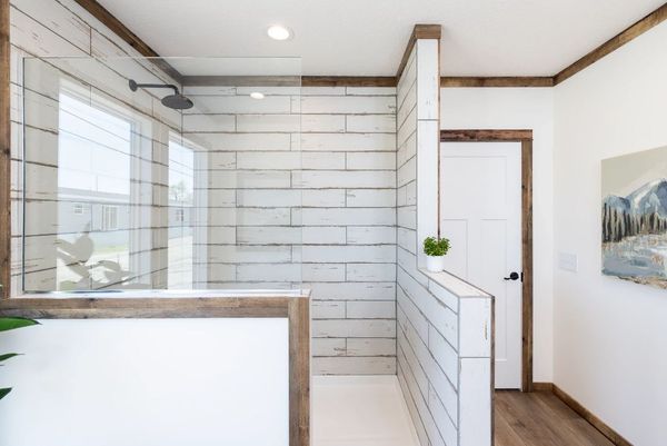 The ARABELLA Primary Bathroom. This Manufactured Mobile Home features 3 bedrooms and 2 baths.