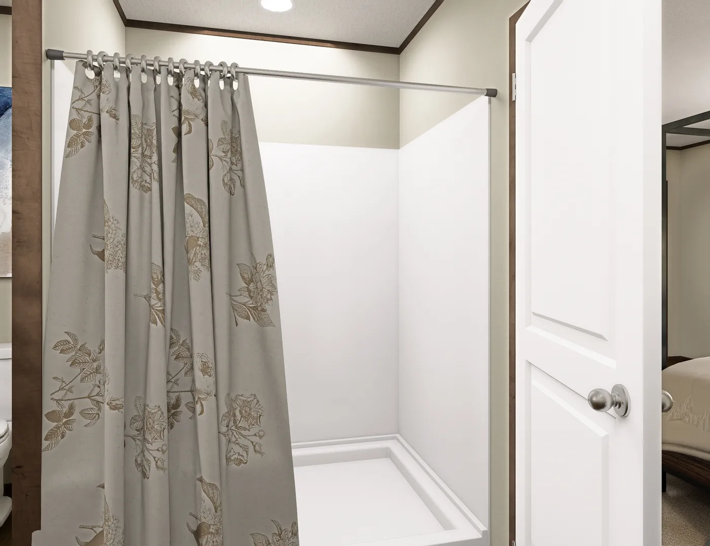 The RIO Primary Bathroom. This Manufactured Mobile Home features 3 bedrooms and 2 baths.