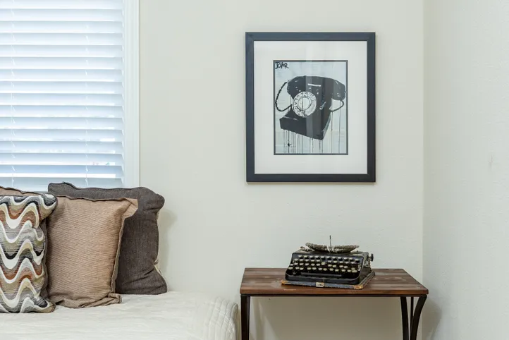 The FAIRPOINT 24322B Primary Bedroom. This Manufactured Mobile Home features 2 bedrooms and 1 bath.