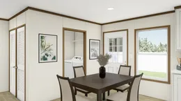 The GLIMPSE Dining Area. This Manufactured Mobile Home features 3 bedrooms and 2 baths.