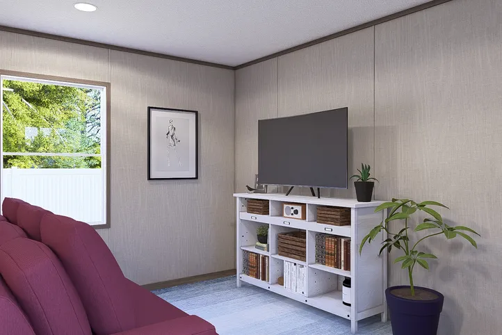 The LEGEND 14X66 Living Room. This Manufactured Mobile Home features 3 bedrooms and 2 baths.
