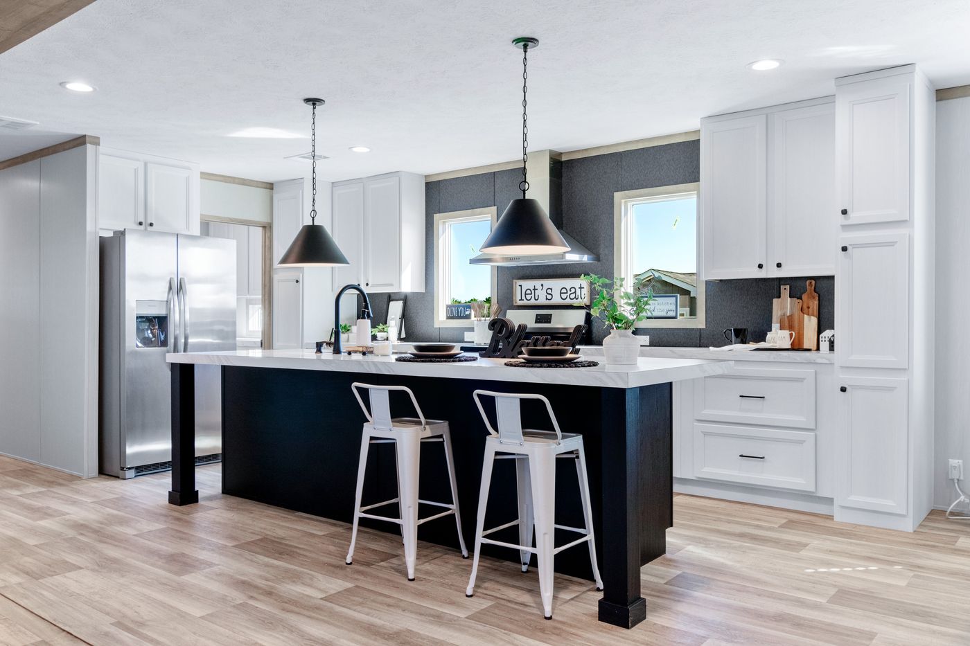 The ANATOLIA XL Kitchen. This Manufactured Mobile Home features 3 bedrooms and 2 baths.
