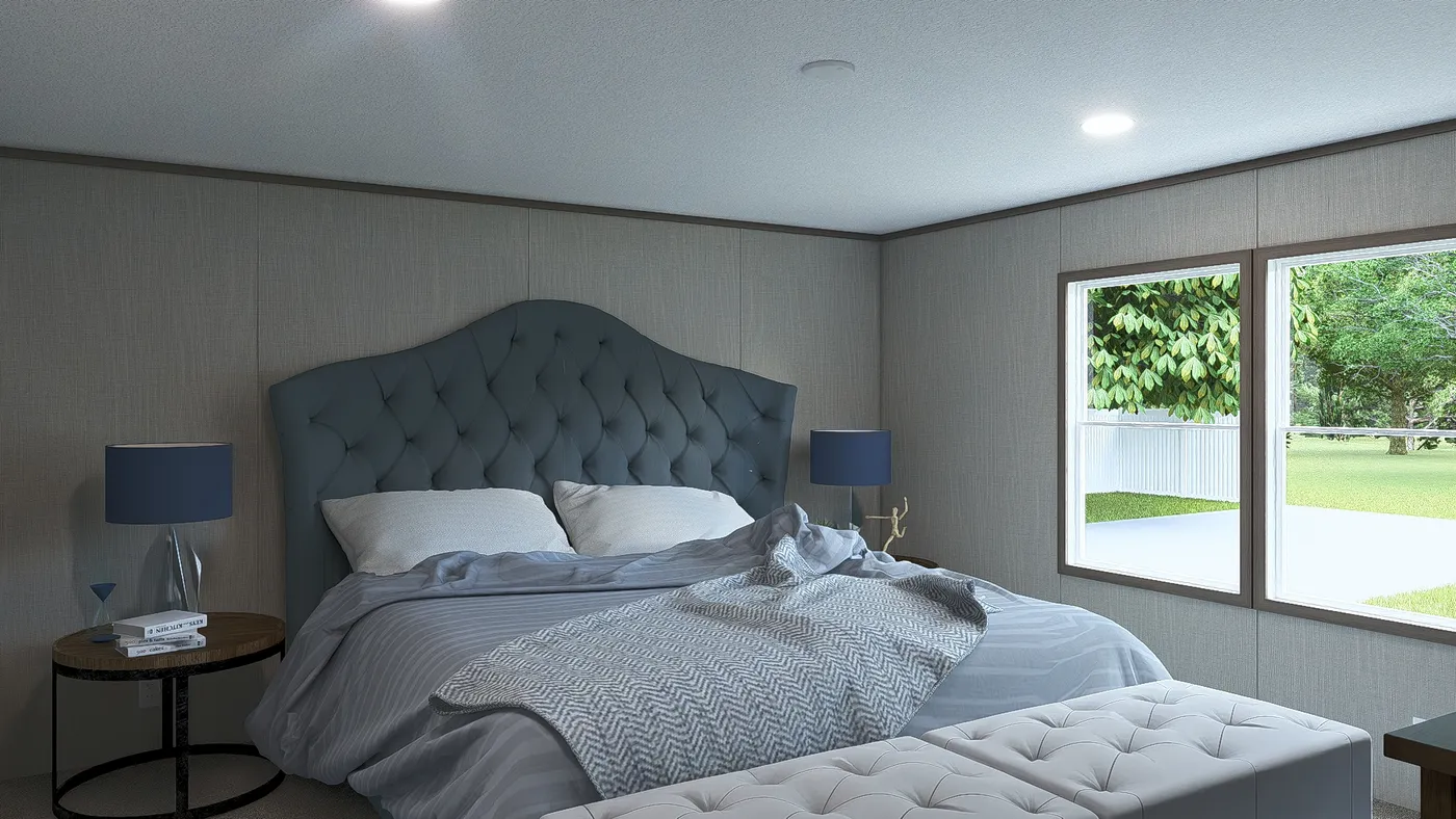 The ULTRA PRO BIG BOY 4 BR 32X76 Primary Bedroom. This Manufactured Mobile Home features 4 bedrooms and 2 baths.