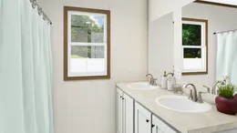The VISION Primary Bathroom. This Manufactured Mobile Home features 3 bedrooms and 2 baths.