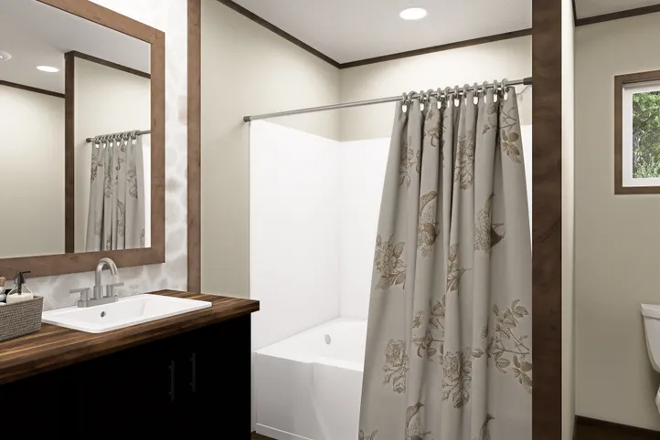 The FIJI Primary Bathroom. This Manufactured Mobile Home features 3 bedrooms and 2 baths.
