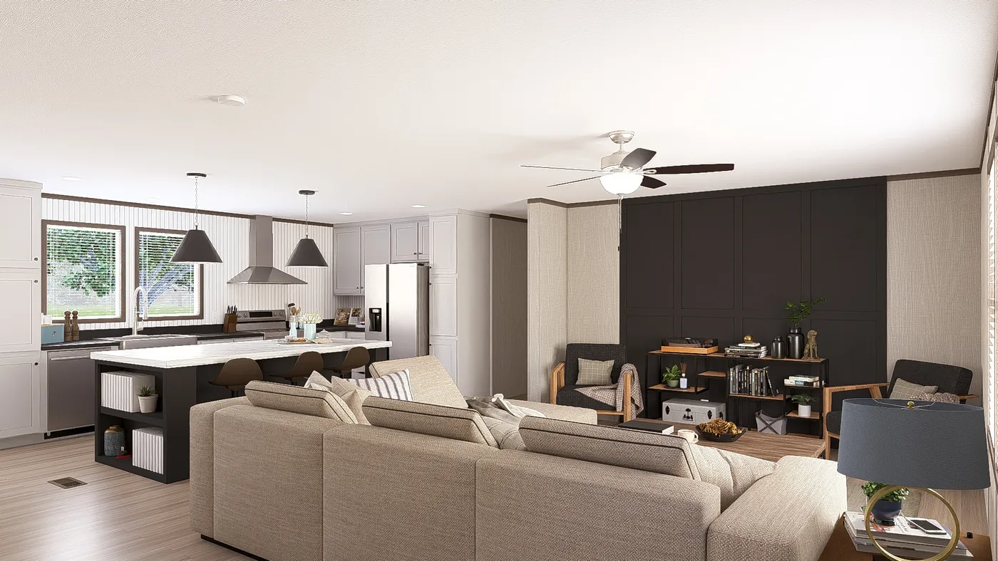 The THE RESERVE 60 Foyer. This Manufactured Mobile Home features 3 bedrooms and 2 baths.
