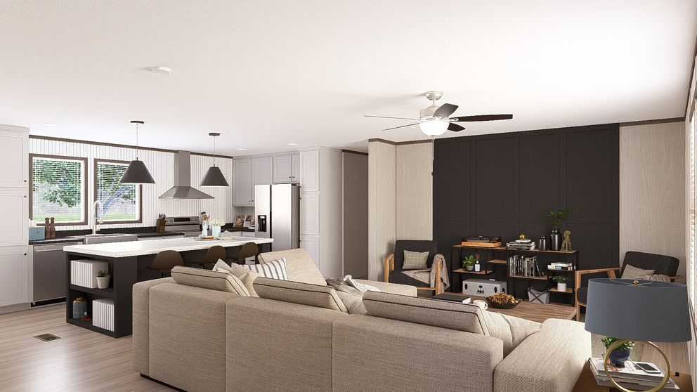 The THE RESERVE 60 Foyer. This Manufactured Mobile Home features 3 bedrooms and 2 baths.