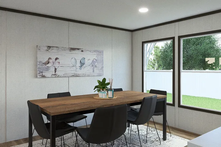 The REVEAL Dining Area. This Manufactured Mobile Home features 3 bedrooms and 2 baths.