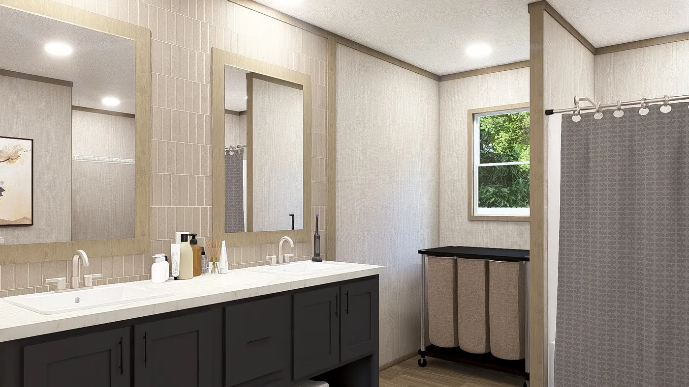 Tranquility. The RAINIER Kitchen. This Manufactured Mobile Home features 4 bedrooms and 3 baths.