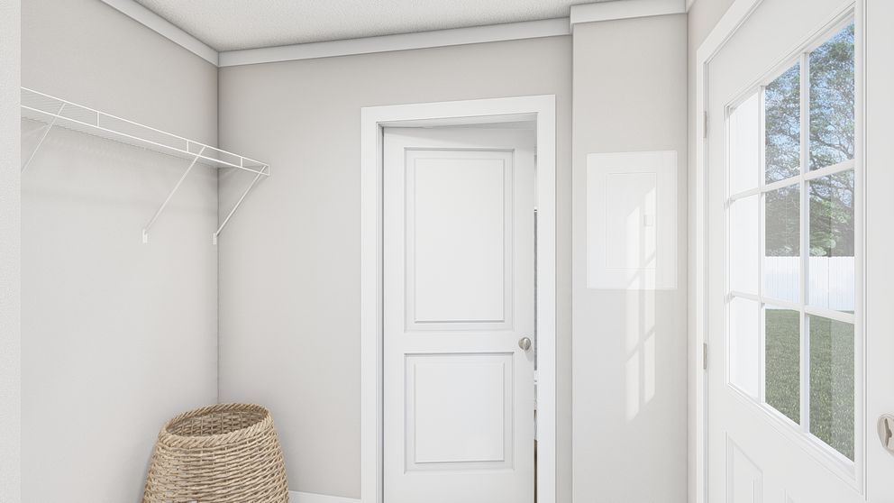 The YESTERDAY Utility Room. This Manufactured Mobile Home features 1 bedroom and 1 bath.