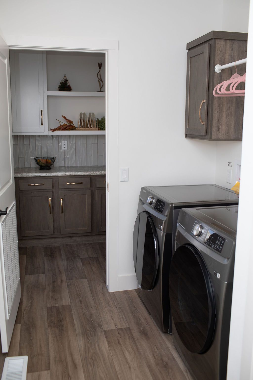 The ENCORE Utility Room. This Manufactured Mobile Home features 3 bedrooms and 2 baths.