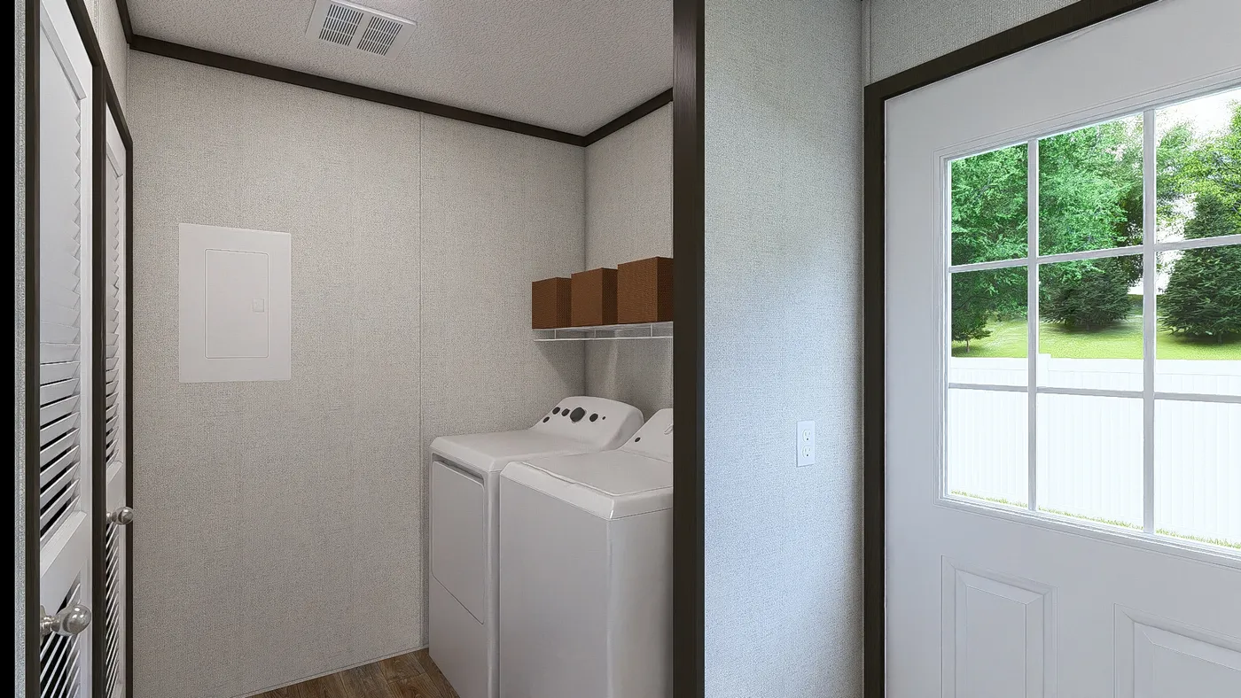 The SENSATION Utility Room. This Manufactured Mobile Home features 3 bedrooms and 2 baths.