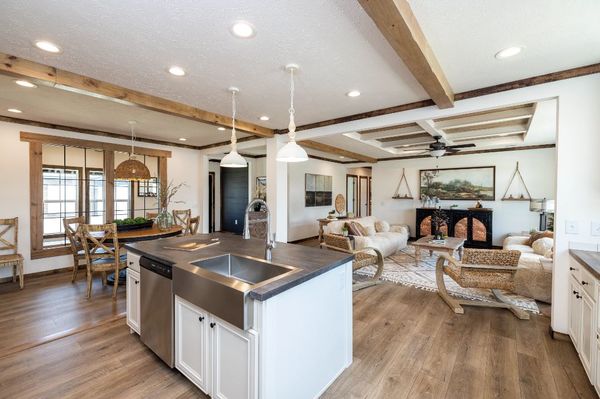 The ARABELLA Kitchen. This Manufactured Mobile Home features 3 bedrooms and 2 baths.