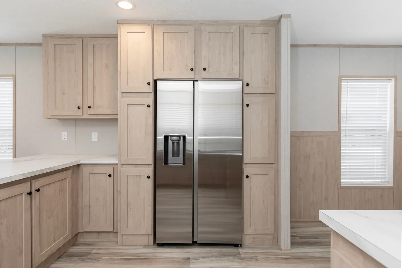 The THE THUNDERHEAD Kitchen. This Manufactured Mobile Home features 3 bedrooms and 2 baths.
