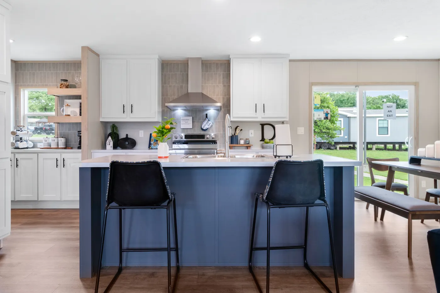 The FIJI Kitchen. This Manufactured Mobile Home features 3 bedrooms and 2 baths.