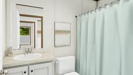 The VISION Guest Bathroom. This Manufactured Mobile Home features 3 bedrooms and 2 baths.