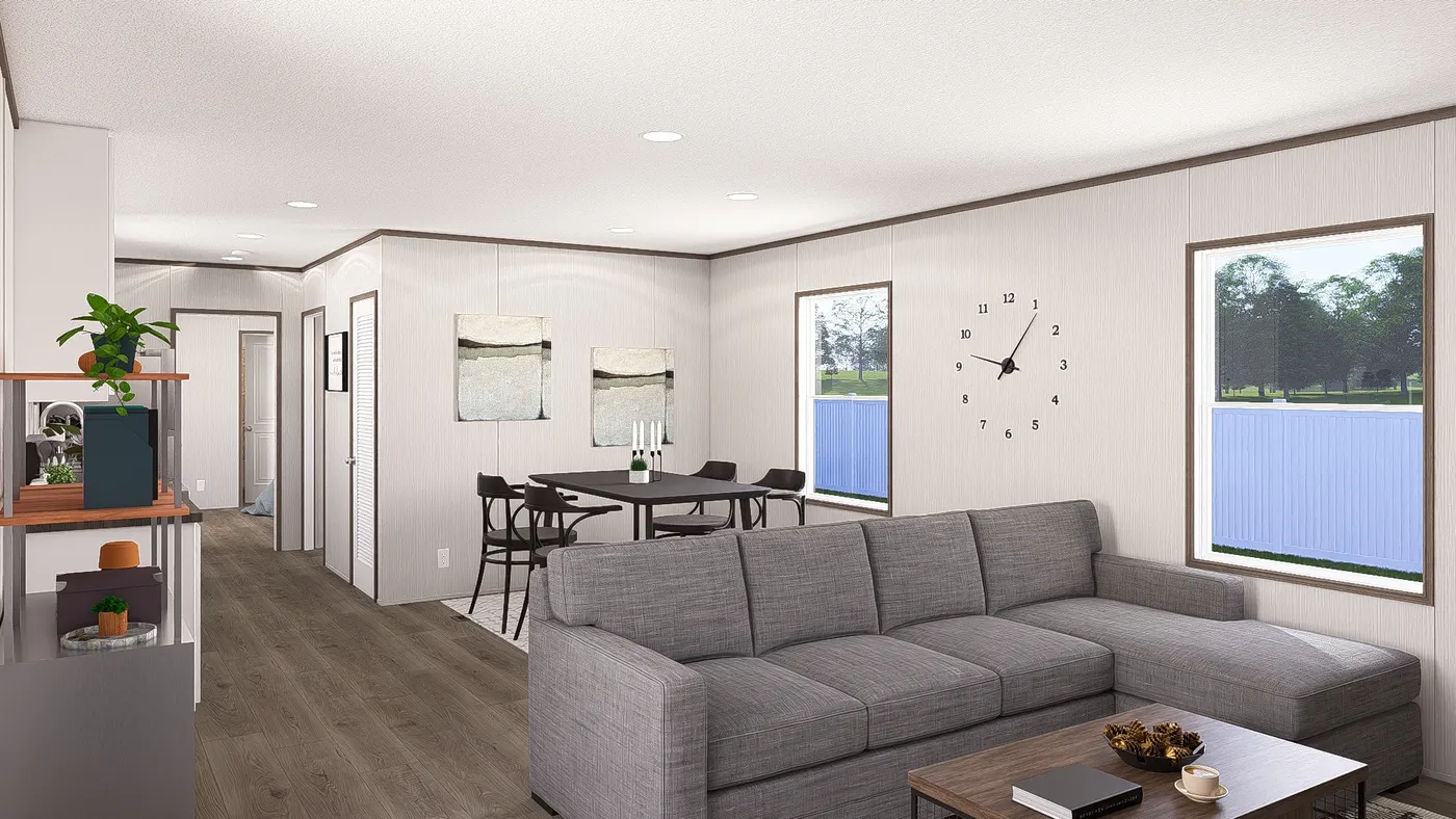 The LEGEND ANNIVERSARY 16X76 Foyer. This Manufactured Mobile Home features 3 bedrooms and 2 baths.