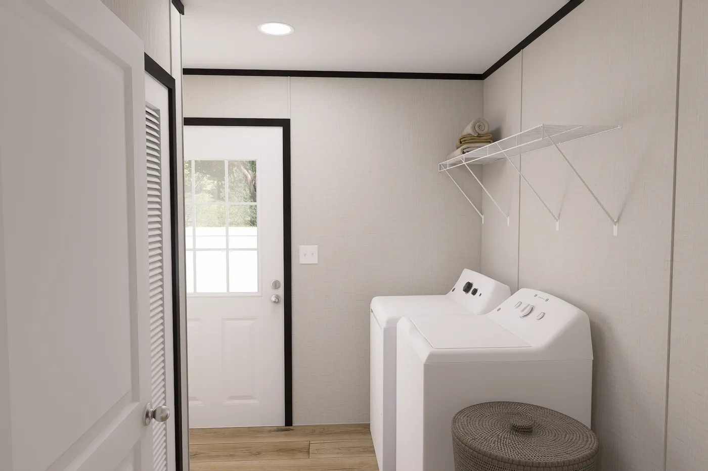 The ULTRA FLEX Utility Room. This Manufactured Mobile Home features 3 bedrooms and 2 baths.