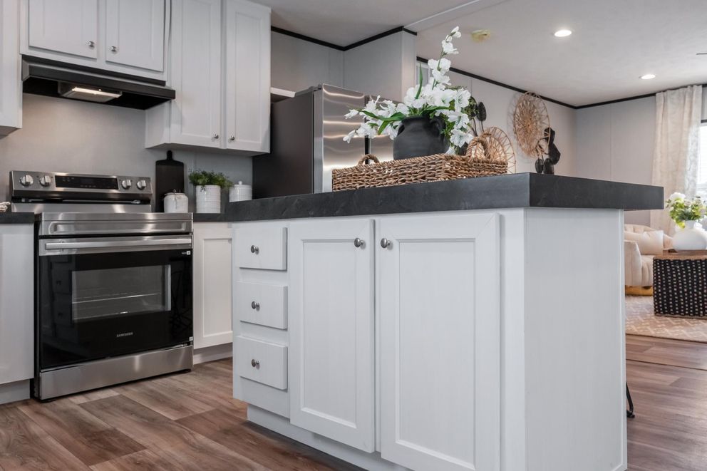 The ELEMENT Kitchen. This Manufactured Mobile Home features 3 bedrooms and 2 baths.