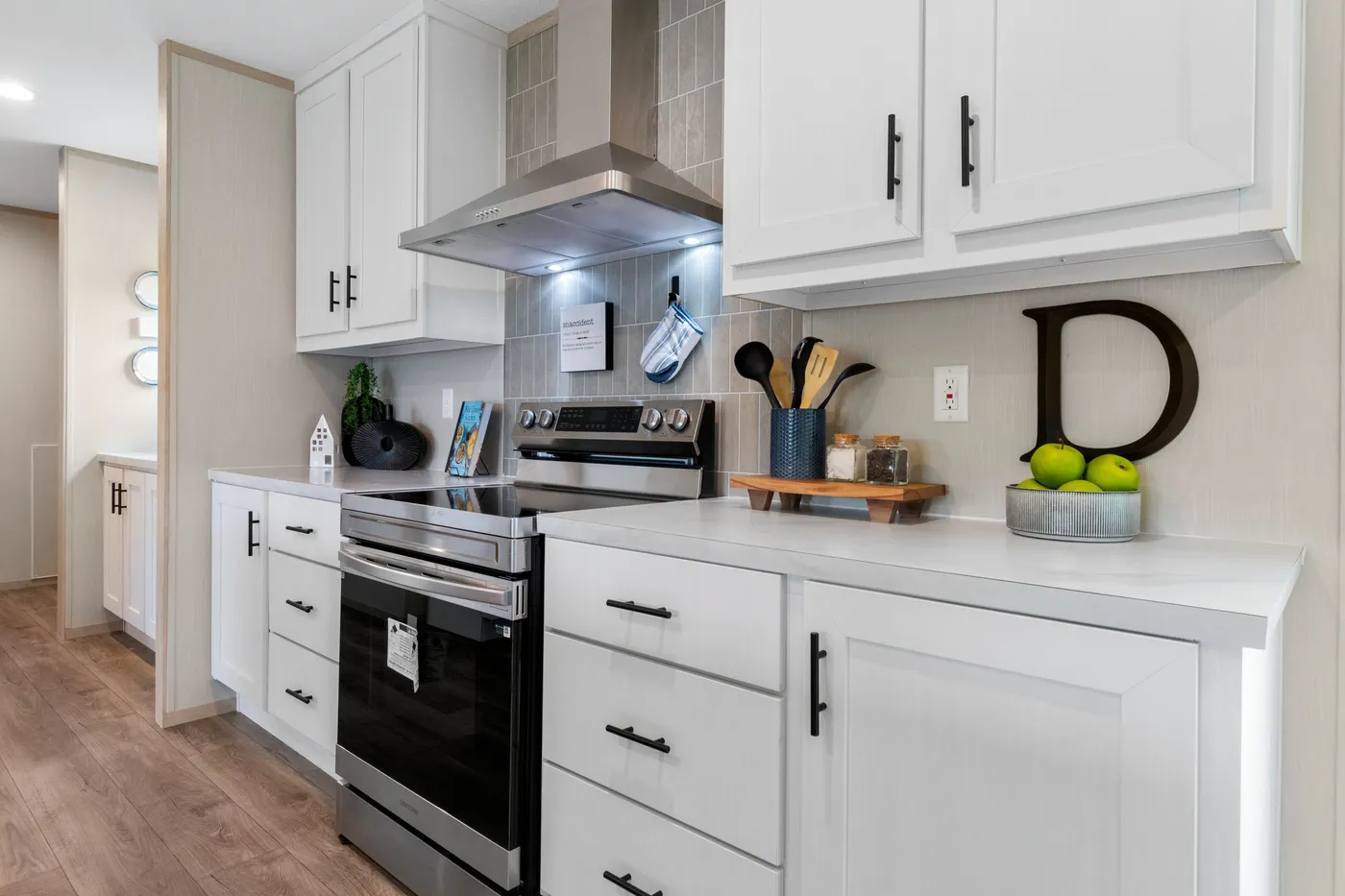 The FIJI Kitchen. This Manufactured Mobile Home features 3 bedrooms and 2 baths.