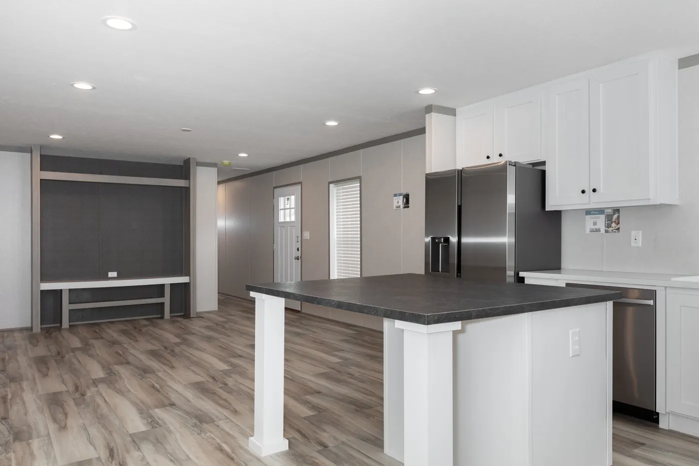 The THE PANTRY HOUSE Living Room. This Manufactured Mobile Home features 3 bedrooms and 2 baths.
