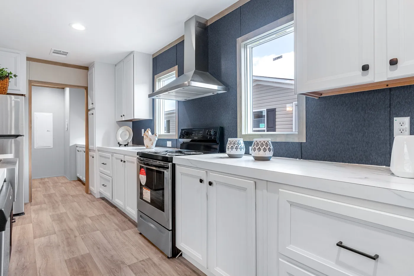 The ANATOLIA Kitchen. This Manufactured Mobile Home features 3 bedrooms and 2 baths.
