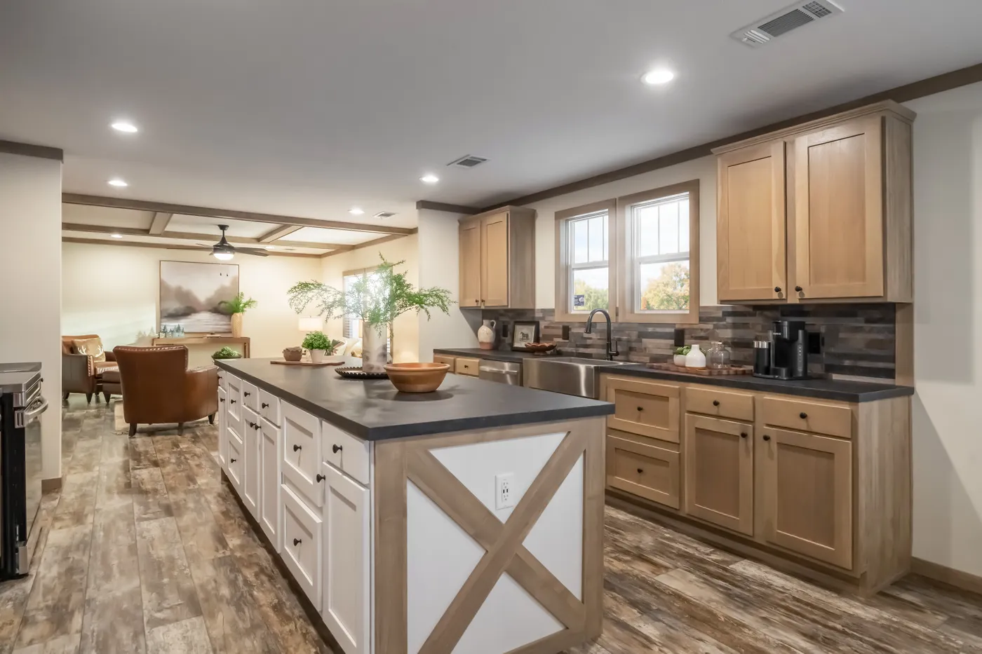 The BOUJEE PREMIER Kitchen. This Manufactured Mobile Home features 4 bedrooms and 2 baths.