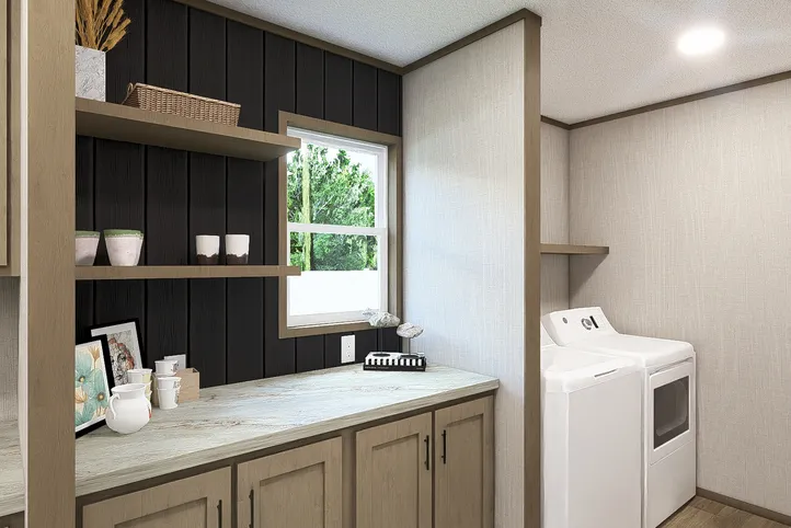 The MOROCCO Utility Room. This Manufactured Mobile Home features 4 bedrooms and 2 baths.