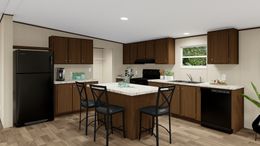 The MARVEL 4 Kitchen. This Manufactured Mobile Home features 4 bedrooms and 2 baths.