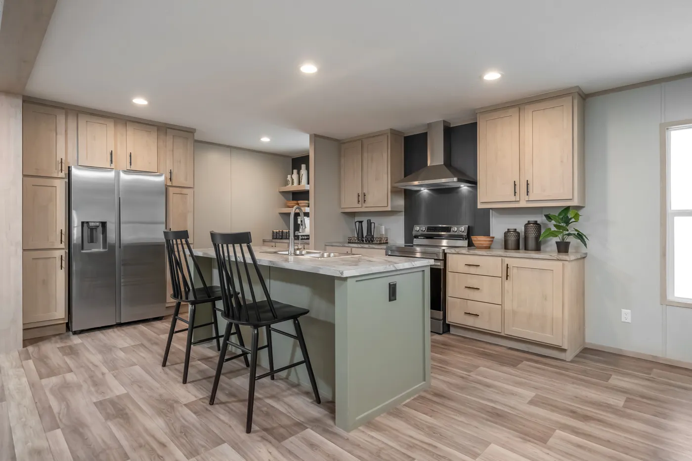 The CROCKETT Exterior. This Manufactured Mobile Home features 3 bedrooms and 2 baths.