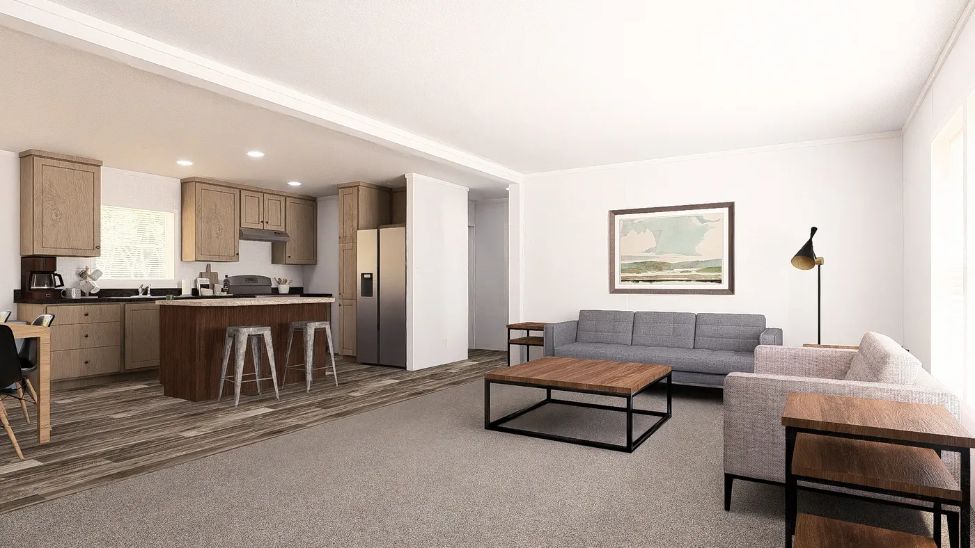 The AMETHYST Foyer. This Manufactured Mobile Home features 3 bedrooms and 2 baths.