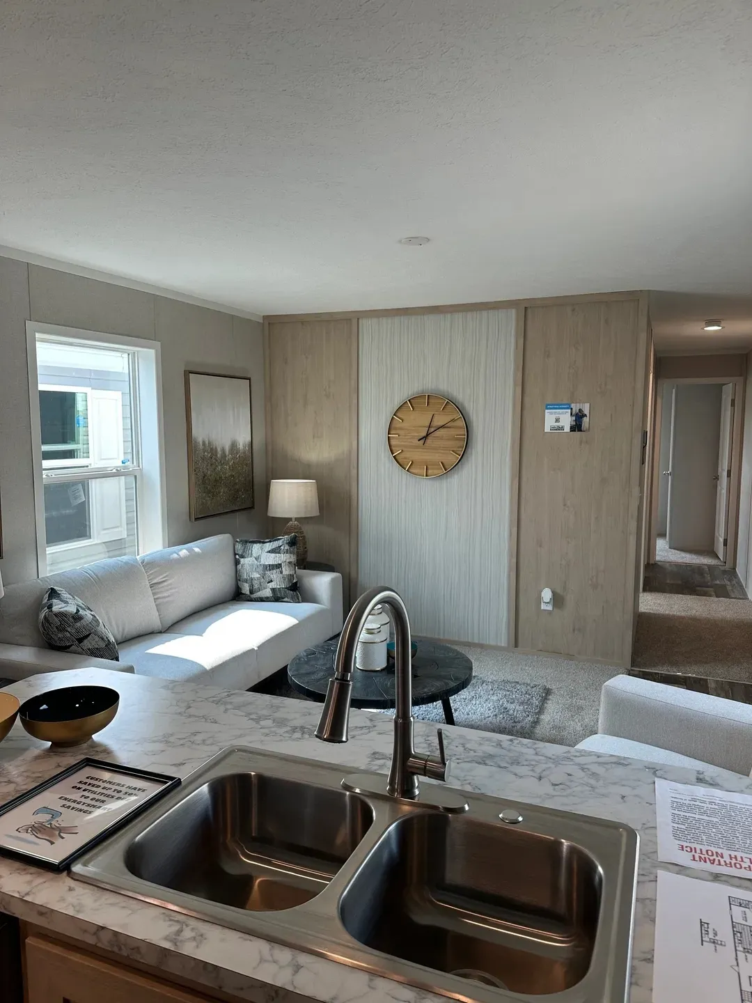 The TOPAZ Kitchen. This Manufactured Mobile Home features 3 bedrooms and 2 baths.