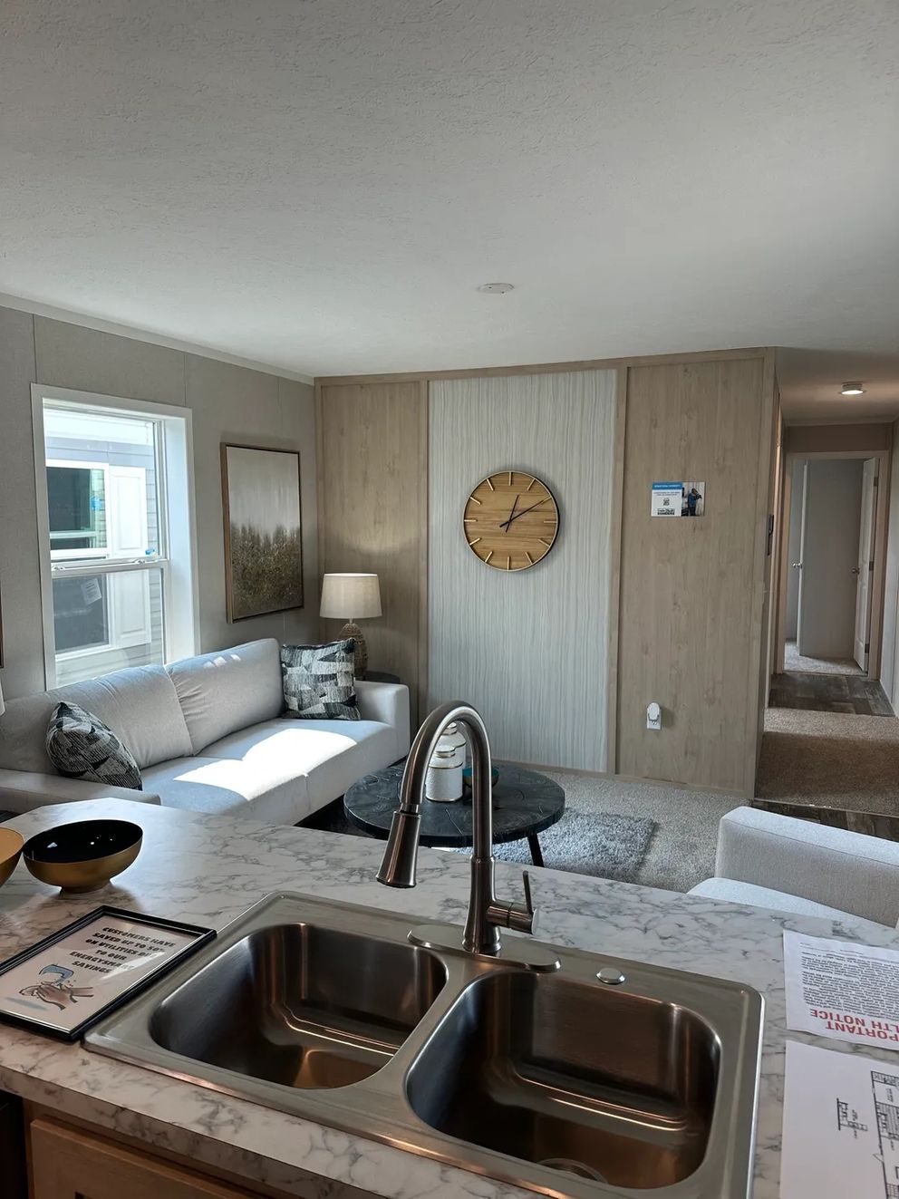 The TOPAZ Kitchen. This Manufactured Mobile Home features 3 bedrooms and 2 baths.