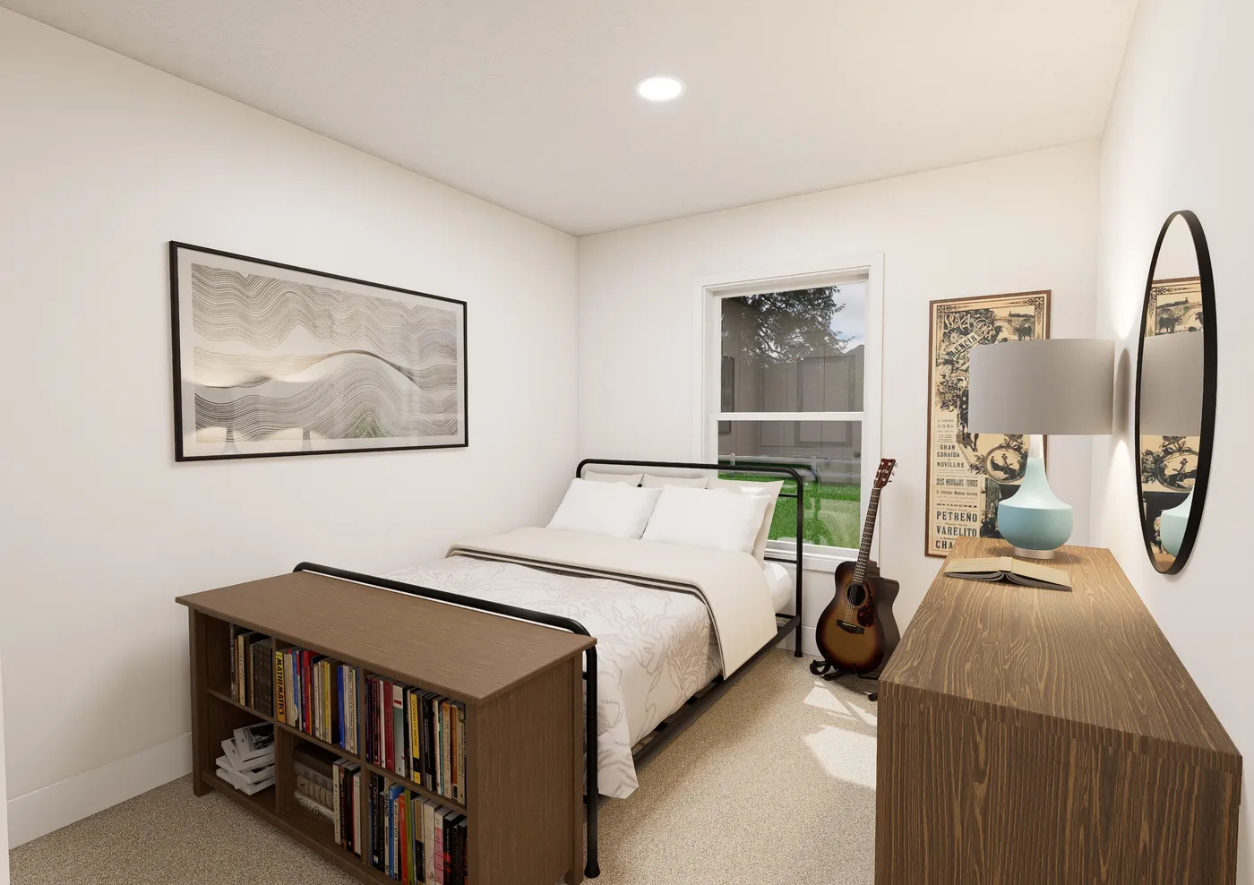 The ANNIVERSARY 2848 Guest Bedroom. This Manufactured Mobile Home features 3 bedrooms and 2 baths.